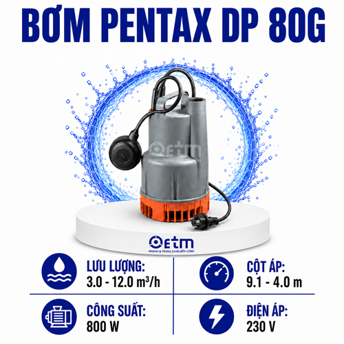 Bơm Pentax DP 80G
